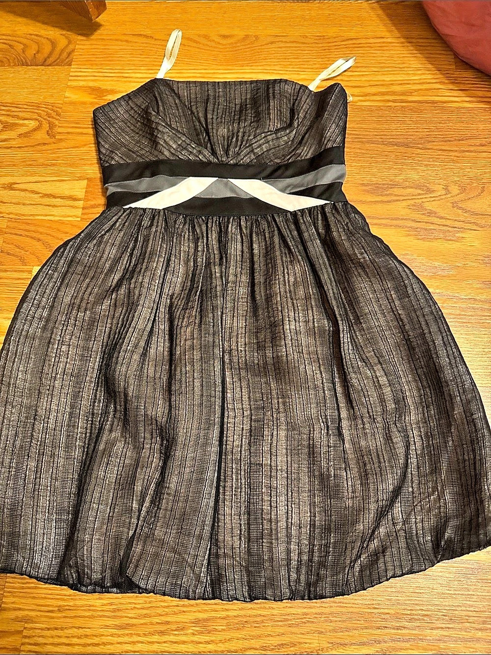 BCBGeneration Size 2 Black & Pink Dress Like New